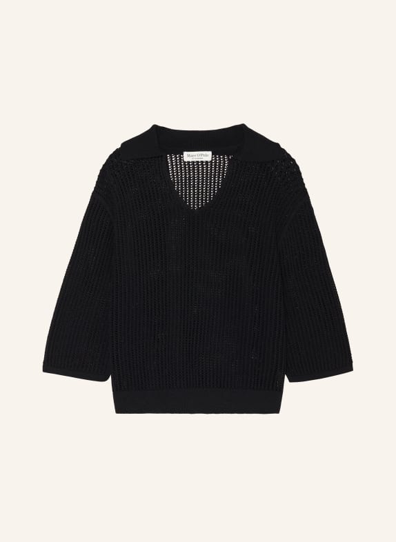 Marc O'Polo Sweater with 3/4 sleeves BLACK