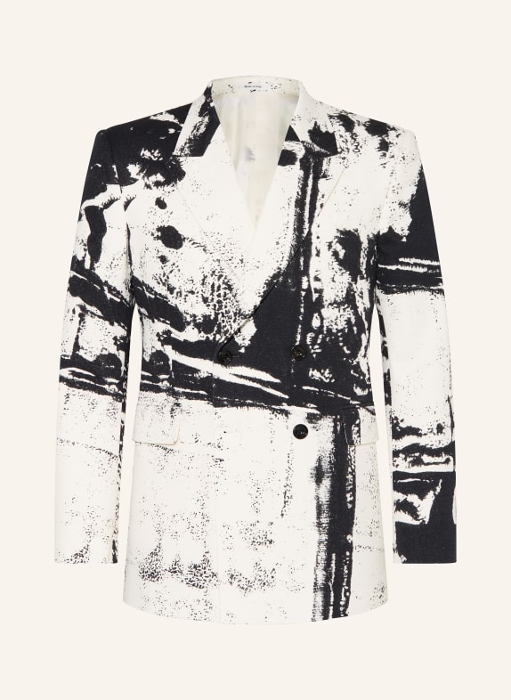 Alexander McQUEEN Suit jacket Slim Fit BLACK/ WHITE