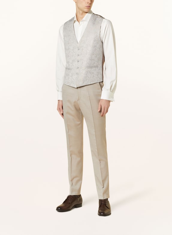WILVORST Hemd Extra Slim Fit 068 Cappuccini gem.
