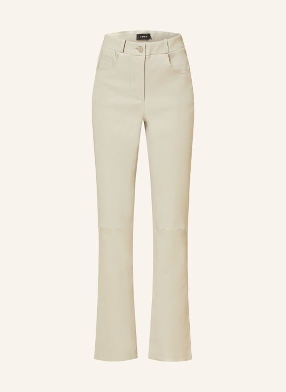 ARMA Leather trousers LIGHT GRAY