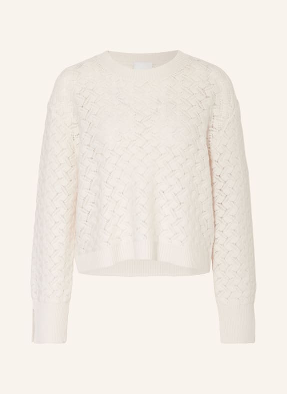 ALLUDE Pullover mit Cashmere WEISS