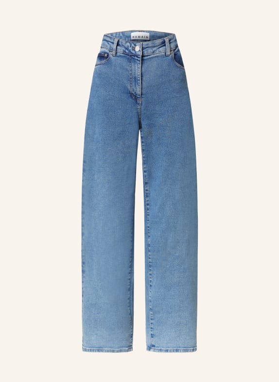 REMAIN Straight Jeans COCOON BLAU