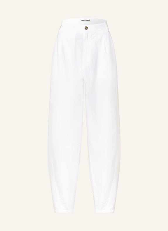 DARKPARK Wide leg trousers PHEBE WHITE