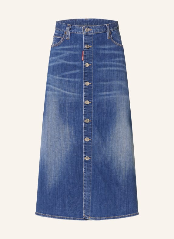 DSQUARED2 Spódnica jeansowa 470 NAVY BLUE