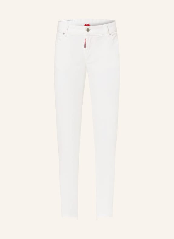 DSQUARED2 Skinny jeans TWIGGY WHITE