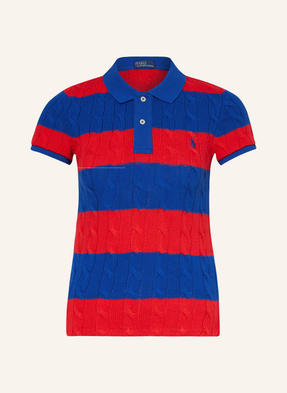 POLO RALPH LAUREN Knitted polo shirt BLUE/ RED