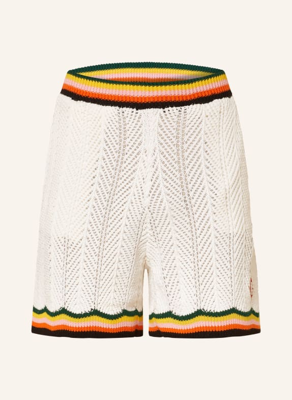 Casablanca Knit shorts WHITE/ ORANGE/ BLACK