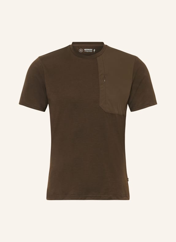 SPECIALIZED Cycling shirt ADV AIR DARK BROWN
