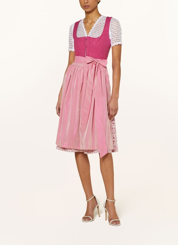 WALDORFF Dirndlblouse met kant WIT