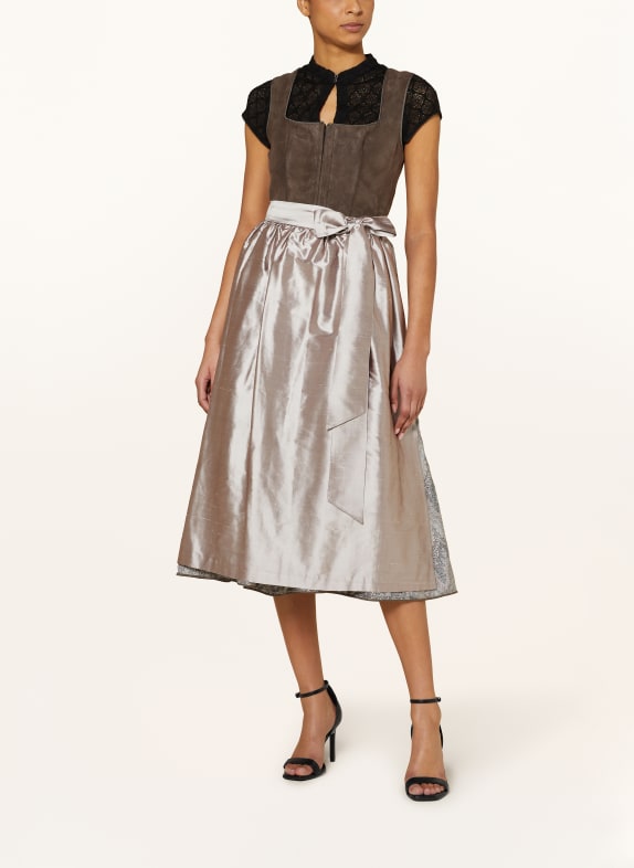 WALDORFF Dirndlblouse van kant ZWART
