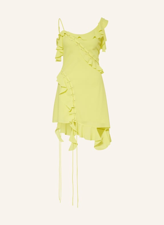 Acne Studios Dress with frills YELLOW