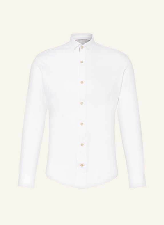 eleventy Jersey shirt slim fit WHITE