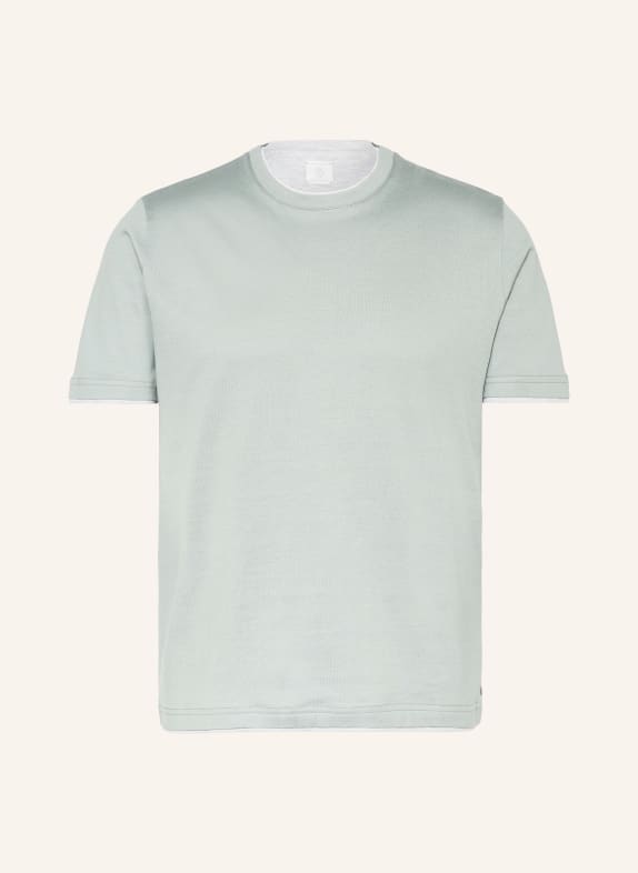 eleventy T-Shirt GRÜN/ HELLGRAU