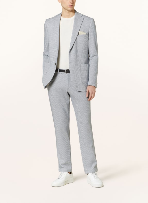 PAUL Slim fit pantalon van jersey 650 Mid Blue