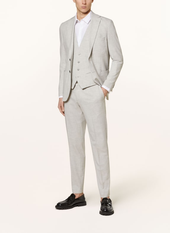 PAUL Jakkesætbukser Extra Slim Fit LYSEGRÅ