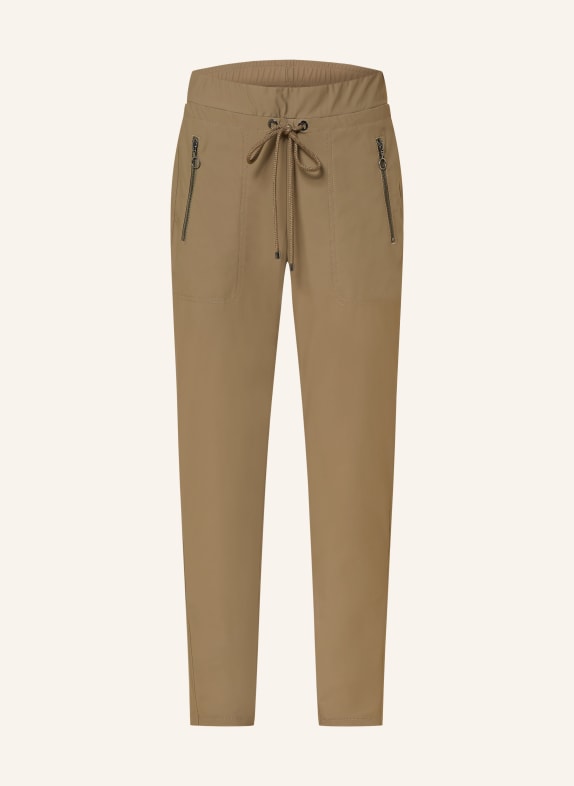 MAC Spodnie EASY w stylu dresowym OLIWKOWY