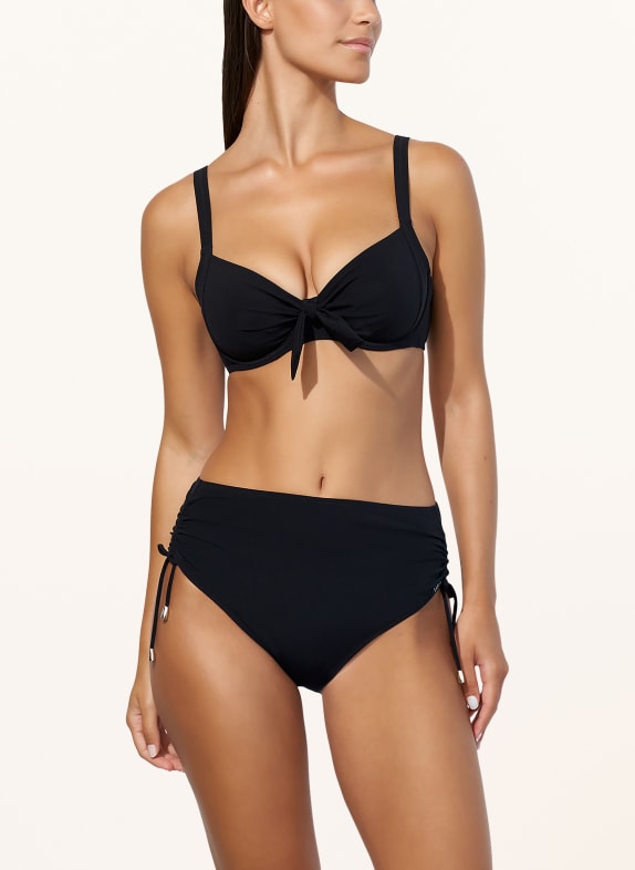 Lidea Bikinibroekje met hoge taille THE CORE ZWART