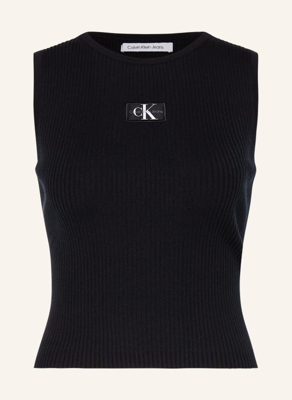Calvin Klein Jeans Knit top BLACK