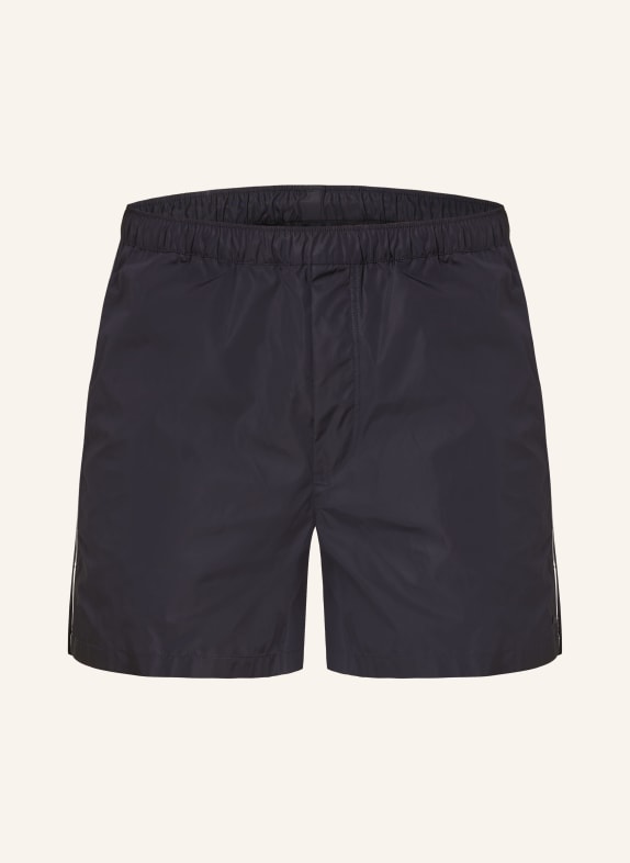 VALENTINO Swim shorts with rivet DARK BLUE