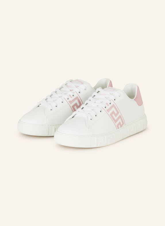 VERSACE Sneakers WHITE/ ROSE