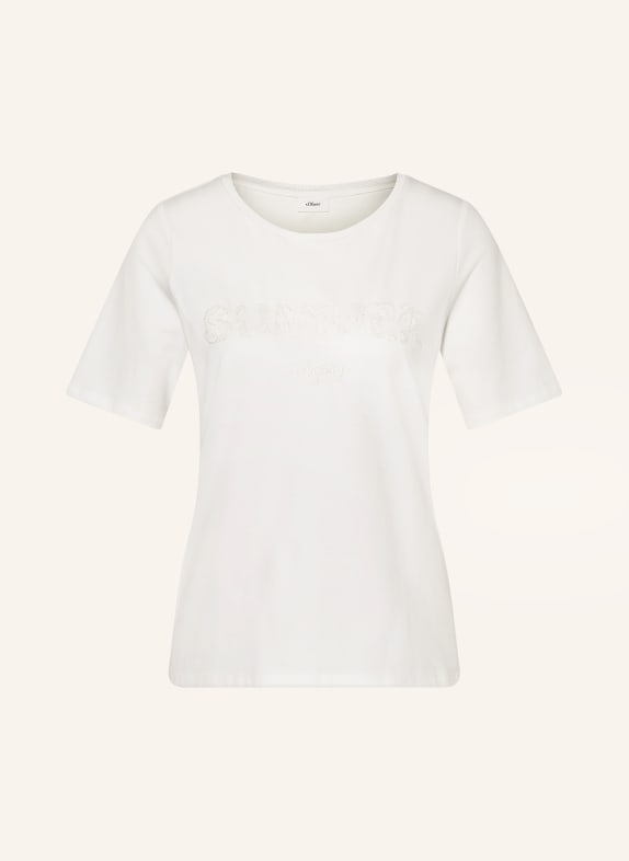 s.Oliver BLACK LABEL T-Shirt WEISS
