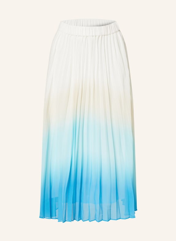 comma Pleated skirt WHITE/ MINT/ TURQUOISE