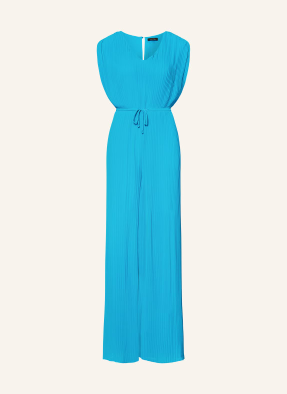 comma Jumpsuit with pleats TURQUOISE