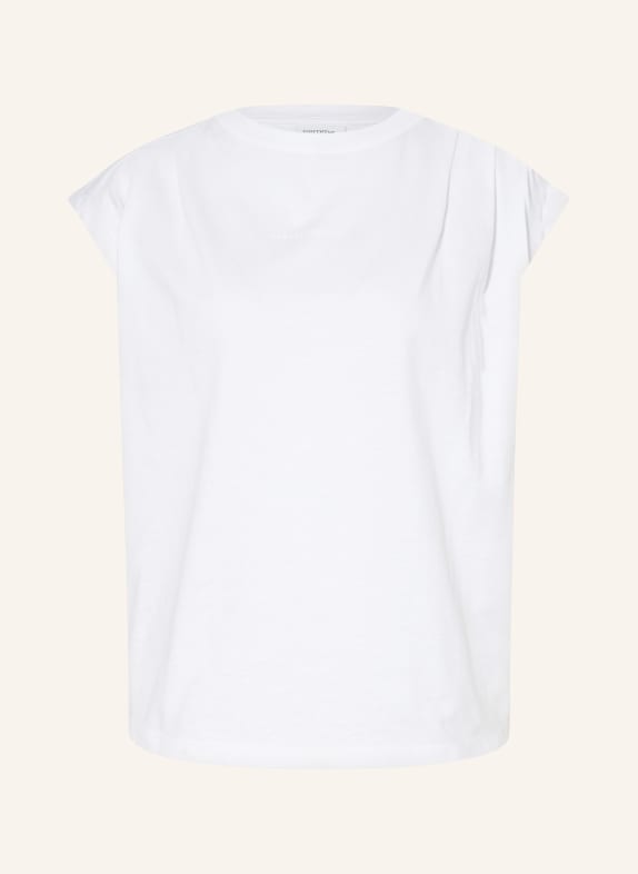 comma casual identity T-Shirt WEISS
