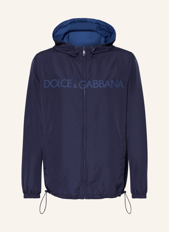 DOLCE & GABBANA Reversible jacket DARK BLUE