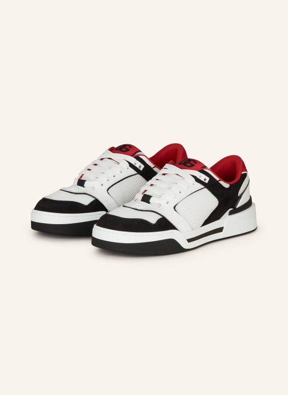 DOLCE & GABBANA Sneakers NEW ROMA WHITE/ BLACK/ RED
