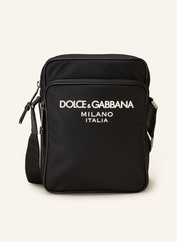 DOLCE & GABBANA Kabelka přes rameno ČERNÁ/ BÍLÁ