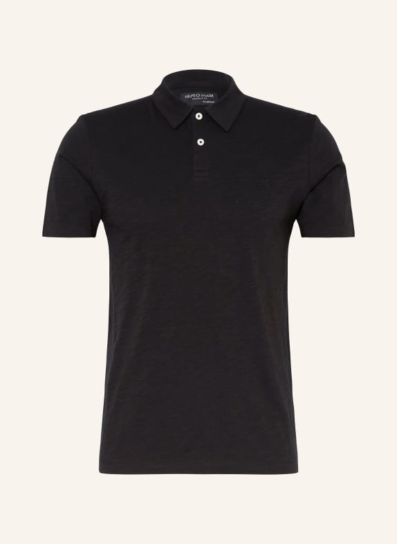 Marc O'Polo Jersey polo shirt shaped fit BLACK