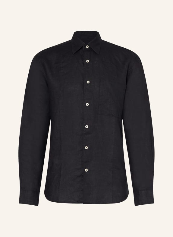 Marc O'Polo Linen shirt regular fit BLACK