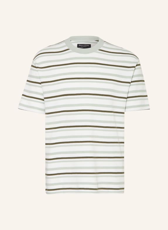 Marc O'Polo T-Shirt WEISS/ MINT/ KHAKI