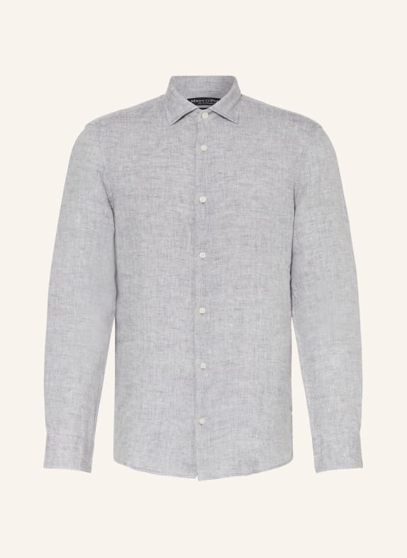Marc O'Polo Linen shirt shaped fit GRAY