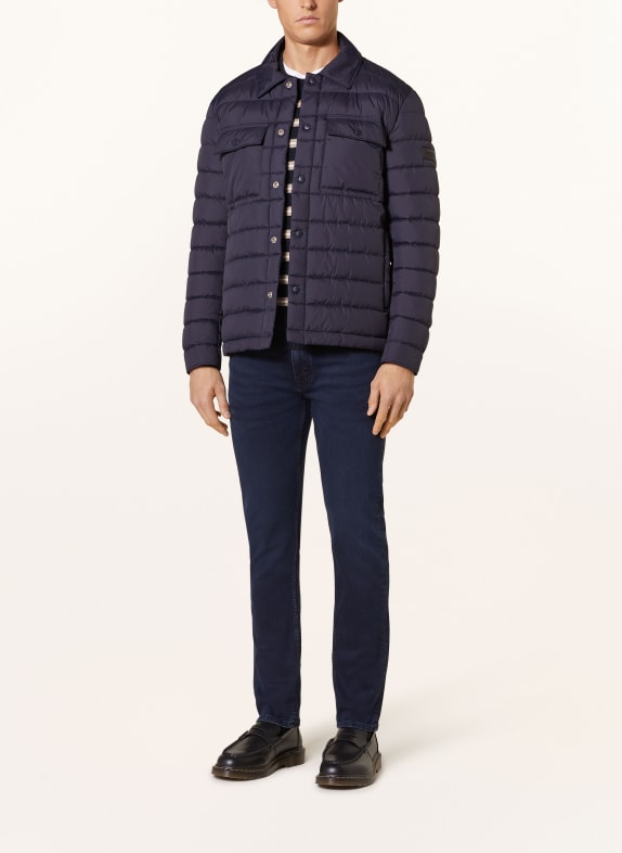 Marc O'Polo Jeans met vormgevende pasvorm 034 blauw zwart