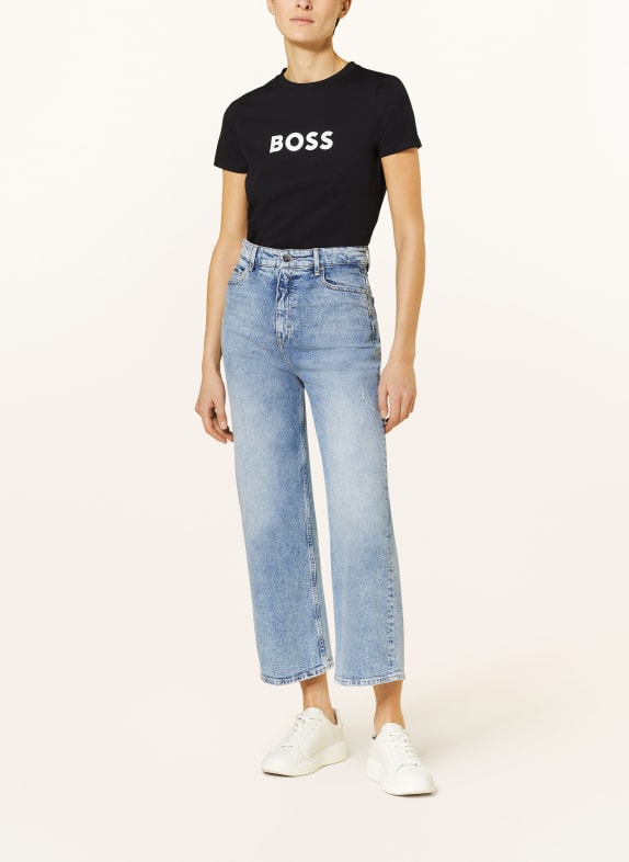 BOSS T-shirt ELOGO ZWART / WIT