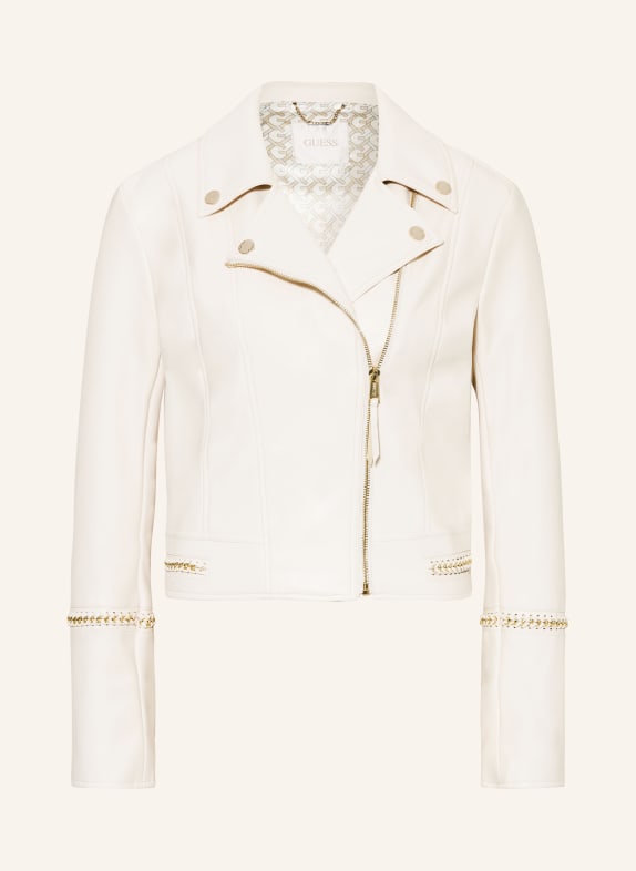 GUESS Jacke ALICE in Lederoptik CREME