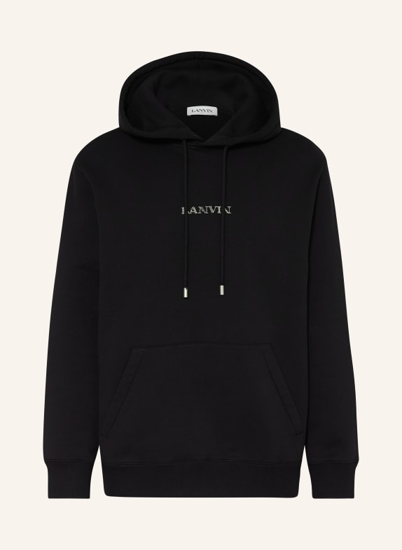 LANVIN Oversized hoodie BLACK