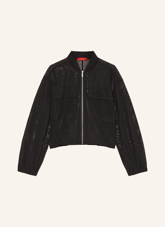 MAX & Co. Mesh bomber jacket SILVANO BLACK