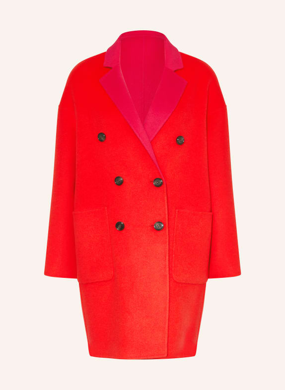 MAX & Co. Wool coat RICCARDO RED/ FUCHSIA