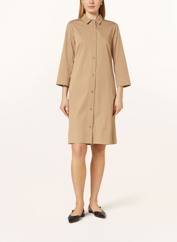 CINQUE Shirt dress CIDANIELLE with 3/4 sleeves BEIGE