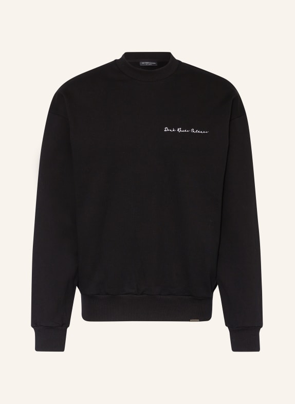 don't waste culture Oversized sweatshirt XAVI BLACK