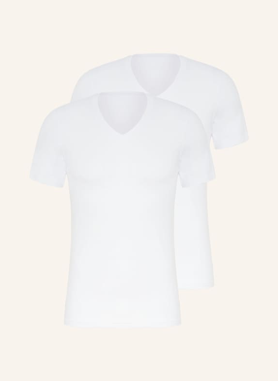 Marc O'Polo 2-pack V-neck shirts WHITE