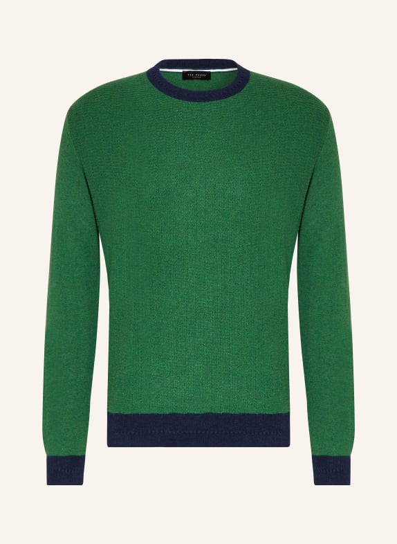 TED BAKER Sweater CAPAB GREEN/ DARK BLUE