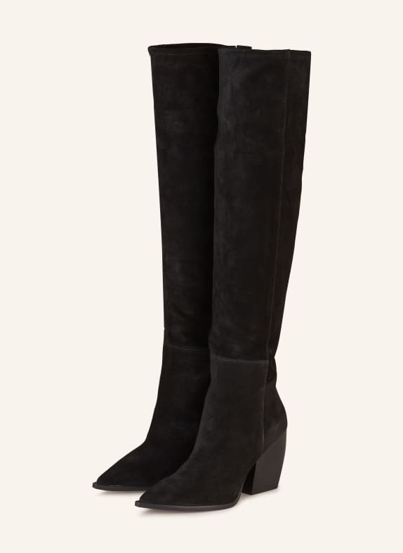 ALLSAINTS Over the knee boots REINA BLACK