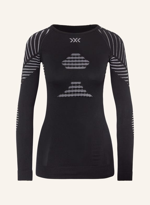 X-BIONIC Functional underwear shirt X-BIONIC® INVENT 4.0 BLACK/ GRAY