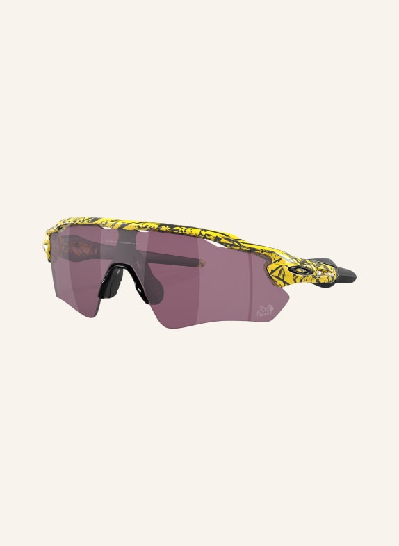 OAKLEY Multisport sunglasses RADAR® EV PATH® 9208E8 YELLOW/BLACK/PURPLE MIRRORED