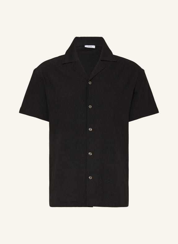 REISS Resort shirt HUNT comfort fit BLACK