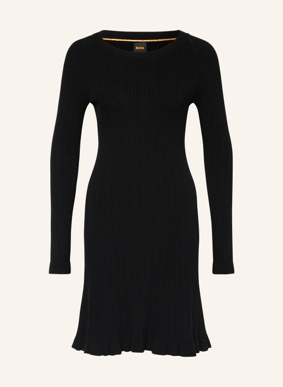 BOSS Strickkleid FURNER SCHWARZ